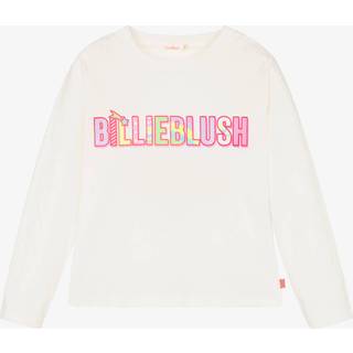 Billieblush Langærmet T-shirt Med Tryk Cremefarvet 3 Y  Creme  3 år  kvinde