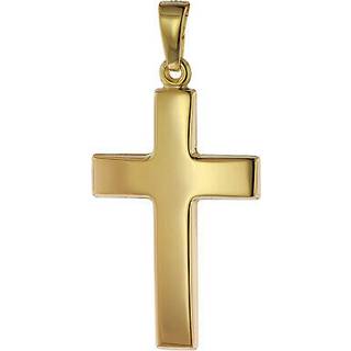 trendor 75268 Anhänger Kreuz Gold 585 (14 Karat) 24 mm