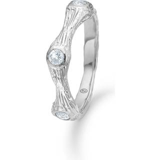 Studio Z - Tangled ring i sølv m. zirkonia