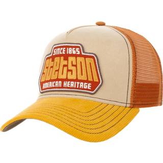 Stetson Hacksaw Trucker Cap Yellow/Orange/Beige/Green, OneSize