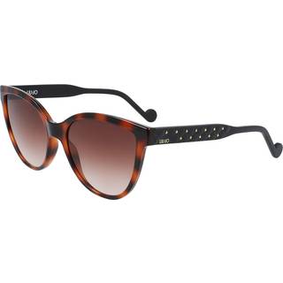 Liu Jo Kvinde LJ741S 215 Solbriller Acetat Havana Brun Cat Eye Skygge
