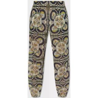 Tory Burch Printed cotton tapered pants - multicoloured - S