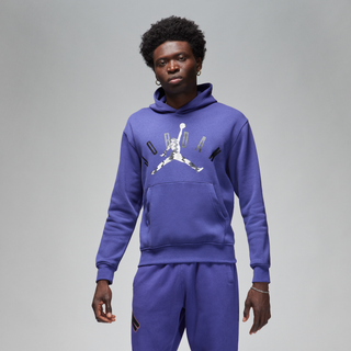 Jordan Flight MVP-pullover-hættetrøje i fleece til mænd - lilla - XS