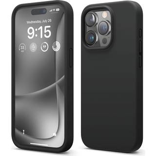 Elago Silikone Cover (iPhone 15 Pro) - Sort
