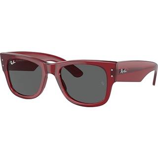 Ray-Ban RB0840SF Mega Wayfarer Asian Fit 6679B1 52 Solbriller Mænd Rød - Transparent Red - 52mm