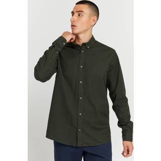 Solid Val Oxford Stretch Shirt LS Rosin