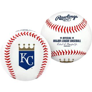 Rawlings MLB Kansas City Royals Team Logo Baseball Official White