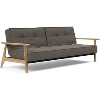 Innovation Splitback sovesofa (521 Mixed Dance Grey, Frej Oak)