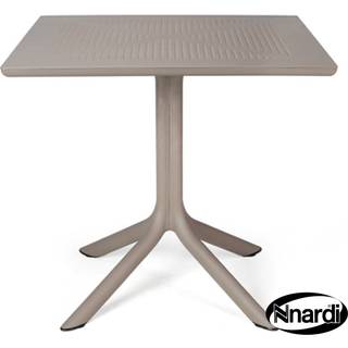 Nardi Clip cafebord 80x80 - Latte
