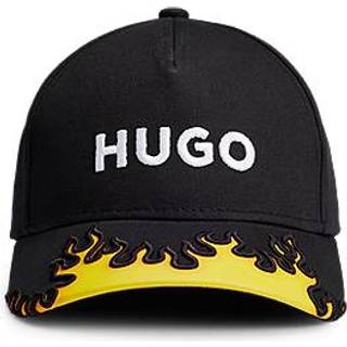 HUGO Herren Cap schwarz Baumwolle & Mix