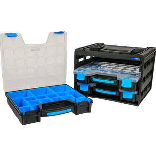 Fog sortimentsboks sæt a 3 sortimentsbokse