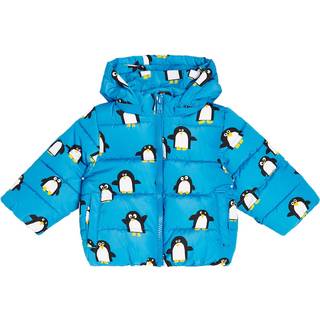 Stella McCartney Kids Baby printed hooded puffer jacket - multicoloured - M 12
