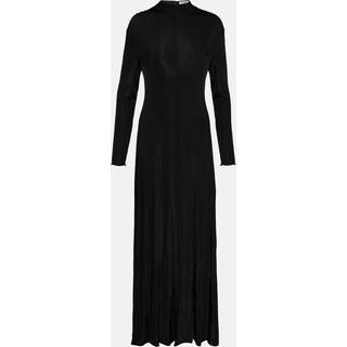Jil Sander Gathered maxi dress - black - S