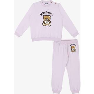 Moschino Kids Baby Teddy Bear jersey sweatshirt and sweatpants set - multicoloured - M 24