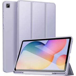 Ztotopcases for 2024/2022/2020 Galaxy Tab S6 Lite 10.4 """" Sag med Pen Holder Auto Wake/Sleep Pu Lightweight Trifold Stand Folio Cover for Samsung