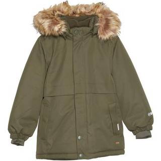 Minymo Vinterjakke Olive Night 104cm  Grøn  104 cm  Unisex
