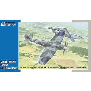 Spitfire Mk.XII against V-1 Flying Bomb