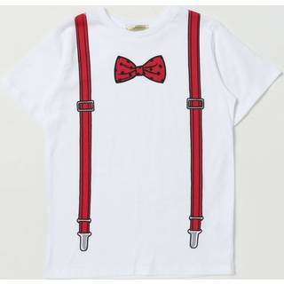 Stella McCartney Kids Printed cotton jersey T-shirt - white - Y 10