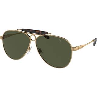 Ralph Lauren Mand RL7078 THE COUNRTYMAN 944931 Solbriller Metal Guld Grøn Pilot Normal