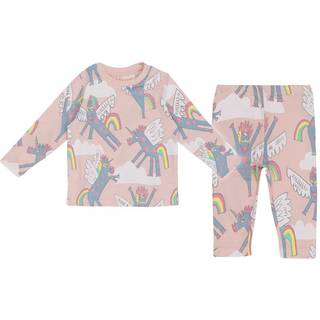 Stella McCartney Kids Set of cotton sweatshirt and sweatpants - multicoloured - M 18