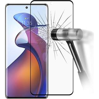 Motorola Edge 30 Fusion Skærmbeskyttelse Hærdet Glas - Full Fit - Sort Kant