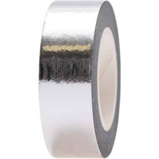 Paper Poetry Tape Metallic 15mm 10m - Silber
