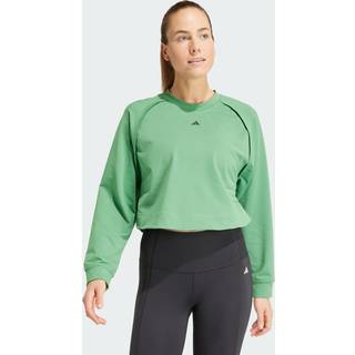 adidas Sweatshirt til kvinder Aeroready Racerback med skjult ryg Preloved Grøn/Sort