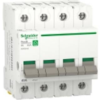 Schneider Electric Resi9 XP Lastadskiller/hovedafbryder 4P 40A 72mm