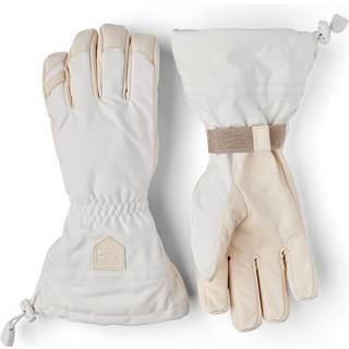 Hestra Mono Wool 5 Finger Offwhite, 7
