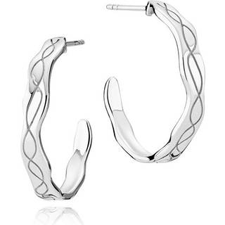 Oline Large Sterling Sølv Øreringe fra Izabel Camille