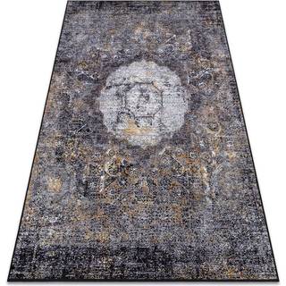 MIRO 51453.805 tæppe skal vaskes Roset, vintage skridsikker - grå 120x170 cm