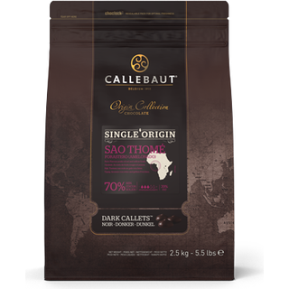 Callebaut Sao Thomé Mørk Chokolade - 70%, 2,5 kg
