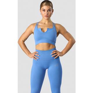 Ribbed Define Seamless Strappy Bra Pacific Blue
