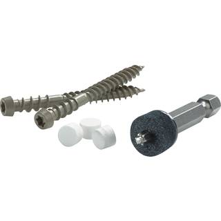 Fastenmaster cortex 2-3/4 tommer l firkantet trim hoved glat carbon st?l d?k skruer 75 pr. Boks 75 pc.