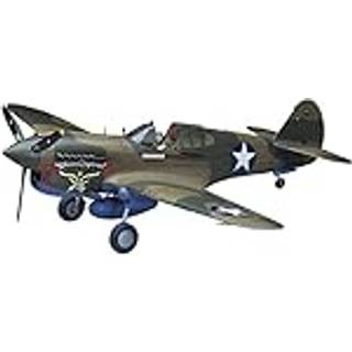 Hasegawa 1/32 P-40E Warhawk Texas Longhorn med pilotfigur Drop Tank og 500IB Bomb