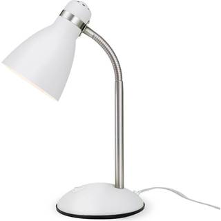 School skrivebordslampe, hvid