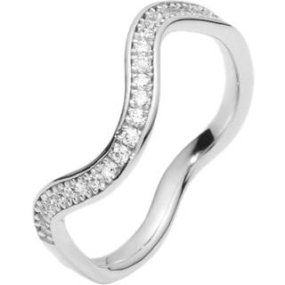 Maria Black Rose Ring Silver - 56