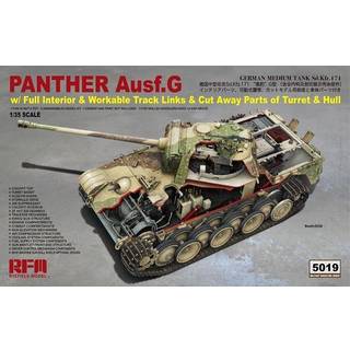 Panther Ausf.G with full interior & cut away parts