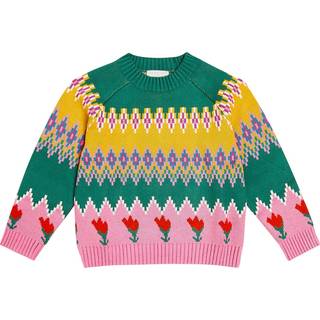 Stella McCartney Kids Cotton and wool sweater - multicoloured - Y 3