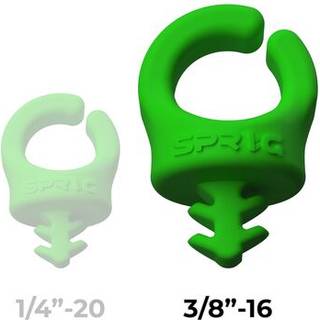 Sprig BIG Kabelstyringsenhed til 3/8"-16 gevindhuller (3-pak, vælg farve) Grøn
