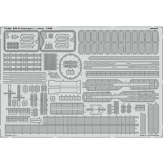 USS Arizona part 1-cranes for Trumpeter