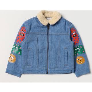 Stella McCartney Kids Printed denim jacket - blue - Y 10