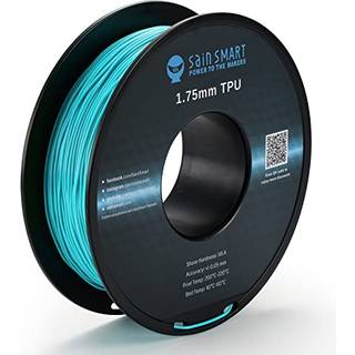 Sainsmart Neon Color TPU 1,75 mm Fleksibel TPU 3D-printerfilament 800g Dimensionel n?jagtighed +/- 0,05 mm Neon Cyan