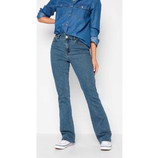 Lts Tall Blue Mid Wash Stretch Bootcut Jeans Long > 20 Lts | Tall Women's Bootcut & Flared Jeans - Long 20