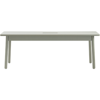 KINNA bænk 120 cm - Grøn