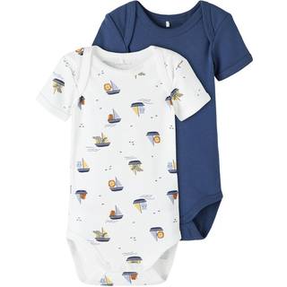 Name It Bright White Sejlbåde Body (2-pak)