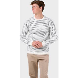 Klitmøller Collective - Hugo knit - Cream/navy - XL
