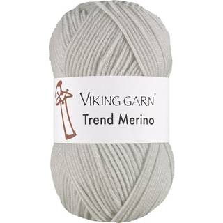 Viking Trend Merino 421 Lys gråblå Indhold: 100% Ekstrafin merinould Vægt/længde: 50 gram = ca. 125 meter Anbefalede pinde: 4.5 mm Strikkefasthed: 10 cm = 20 m Vask: Kan vaskes på skånsom maskinvask / Maks. 30ºC / Tørres fladt.