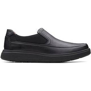 Clarks Clarks Black Wide Fit (H) Leather Un Abode Go Shoes - EU 46 (UK 11)