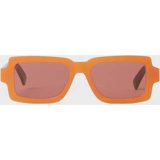 Retrosuperfuture Unisex V6U Pilastro juice Solbriller Acetat Orange Brun Firkantet Normal